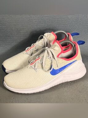 Nike Free TR 8 Pure Platinum Racer Blue Athletic Shoes 942888-041 Women’s Size 8